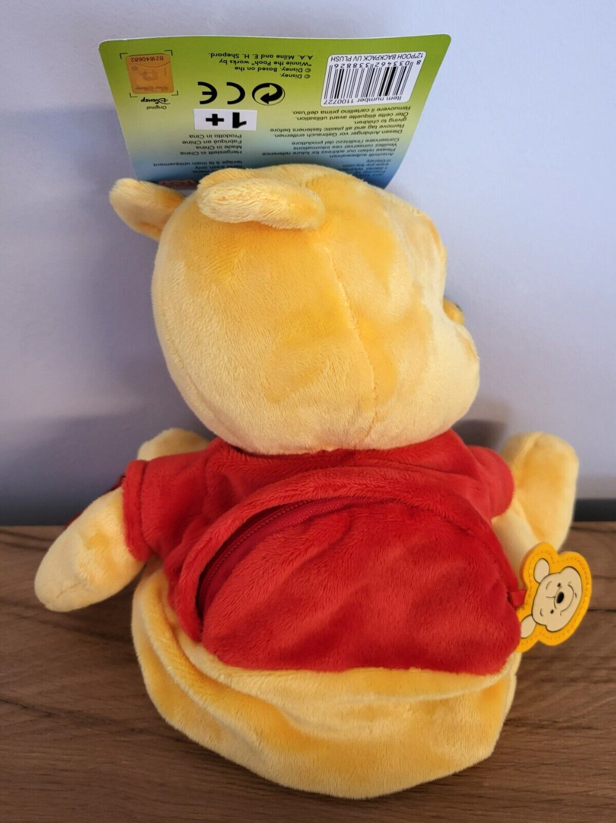 Plüschtier Winnie Puuh Pooh Disney Rucksack Spielzeug Stoff-Kuscheltier 38cm NEU