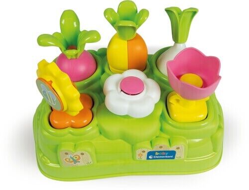 Clementoni Baby Steckspiel Lernspielzeug Motoriktrainer Erster Garten ab 10 Monate NEU