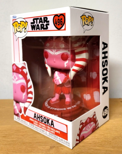 POP! Star Wars Vinyl Figur - Valentines Ahsoka Sonderedition Funko #496 NEU &OVP