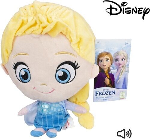 Disney Plüsch Stofftier Kuscheltier Frozen Anna Elsa Olaf mit SOUND 25/29cm sortiert NEU