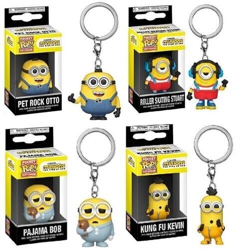 POP! Minions Schlüsselanhänger Ich-Einfach unverbesserlich Keychain 4 fach sortiert NEU & OVP