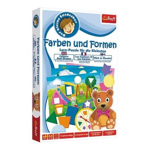Puzzle Lern Farben und Formen Spiel Kinder Basteln Figuren Trefl ab 3 Jahren NEU