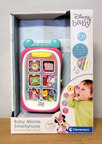 Smartphone Lernspielzeug Clementoni Baby Minnie Motoriktrainer Musik ab 9 Monate NEU