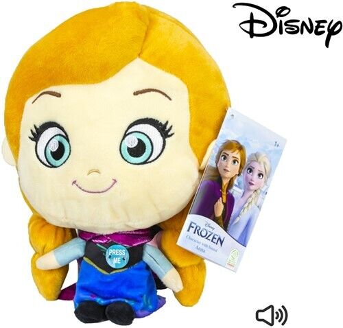 Disney Plüsch Stofftier Kuscheltier Frozen Anna Elsa Olaf mit SOUND 25/29cm sortiert NEU