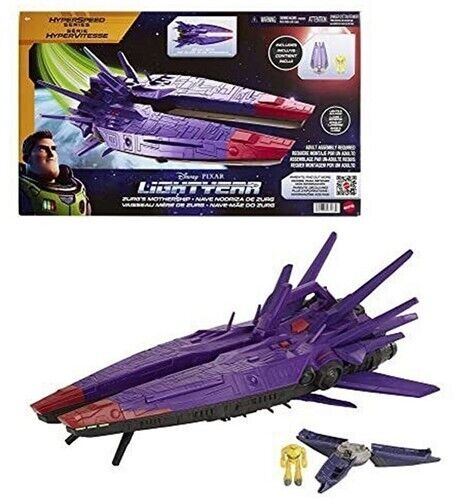 Mattel Disney Roboter Zurg Schiff Lightyear Raumschiff XL Ship Figur Toy Story Licht & Ton 50cm