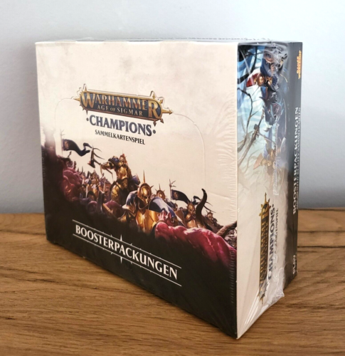 Warhammer Age Of Sigmar Champions Sammelkartenspiel 24x Booster Display DE NEU