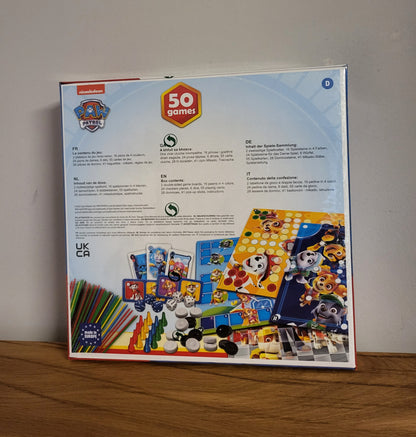 Disney/ Paw Patrol/ Peppa Pig Wutz 50 Spiele Spielesammlung Spielmöglichkeiten Brettspiel NEU