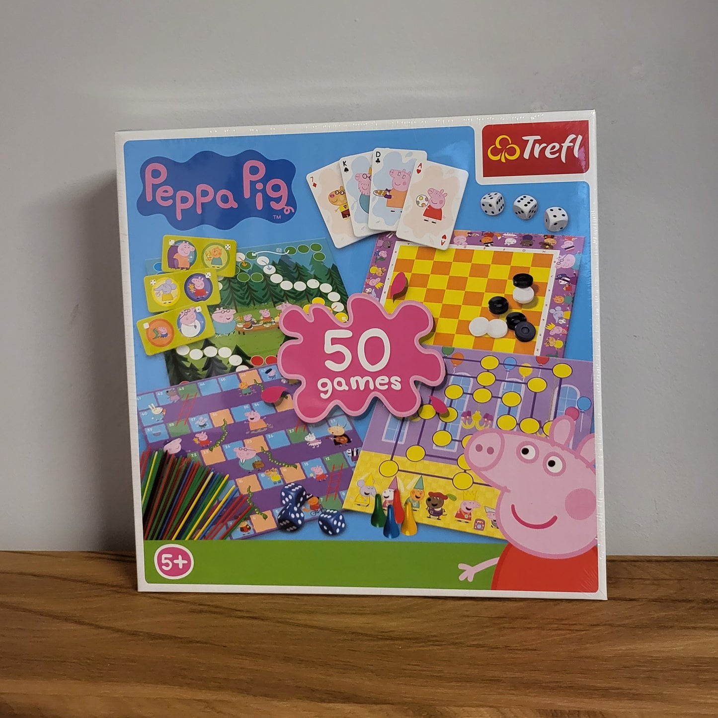 Disney/ Paw Patrol/ Peppa Pig Wutz 50 Spiele Spielesammlung Spielmöglichkeiten Brettspiel NEU