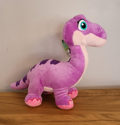 Dinos Plüsch Stofftier Kuschel Girlie Dinky Trex Kinder Spielzeug Geschenk NEU