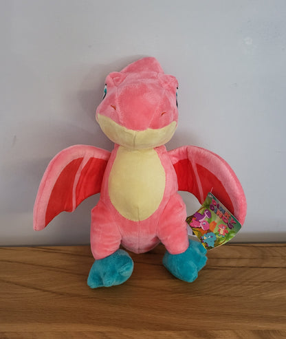 Dinos Plüsch Stofftier Kuschel Girlie Dinky Trex Kinder Spielzeug Geschenk NEU