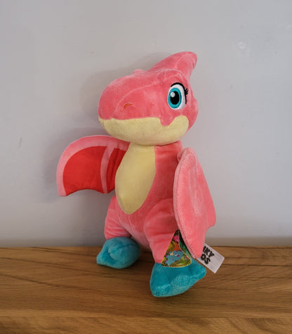 Dinos Plüsch Stofftier Kuschel Girlie Dinky Trex Kinder Spielzeug Geschenk NEU