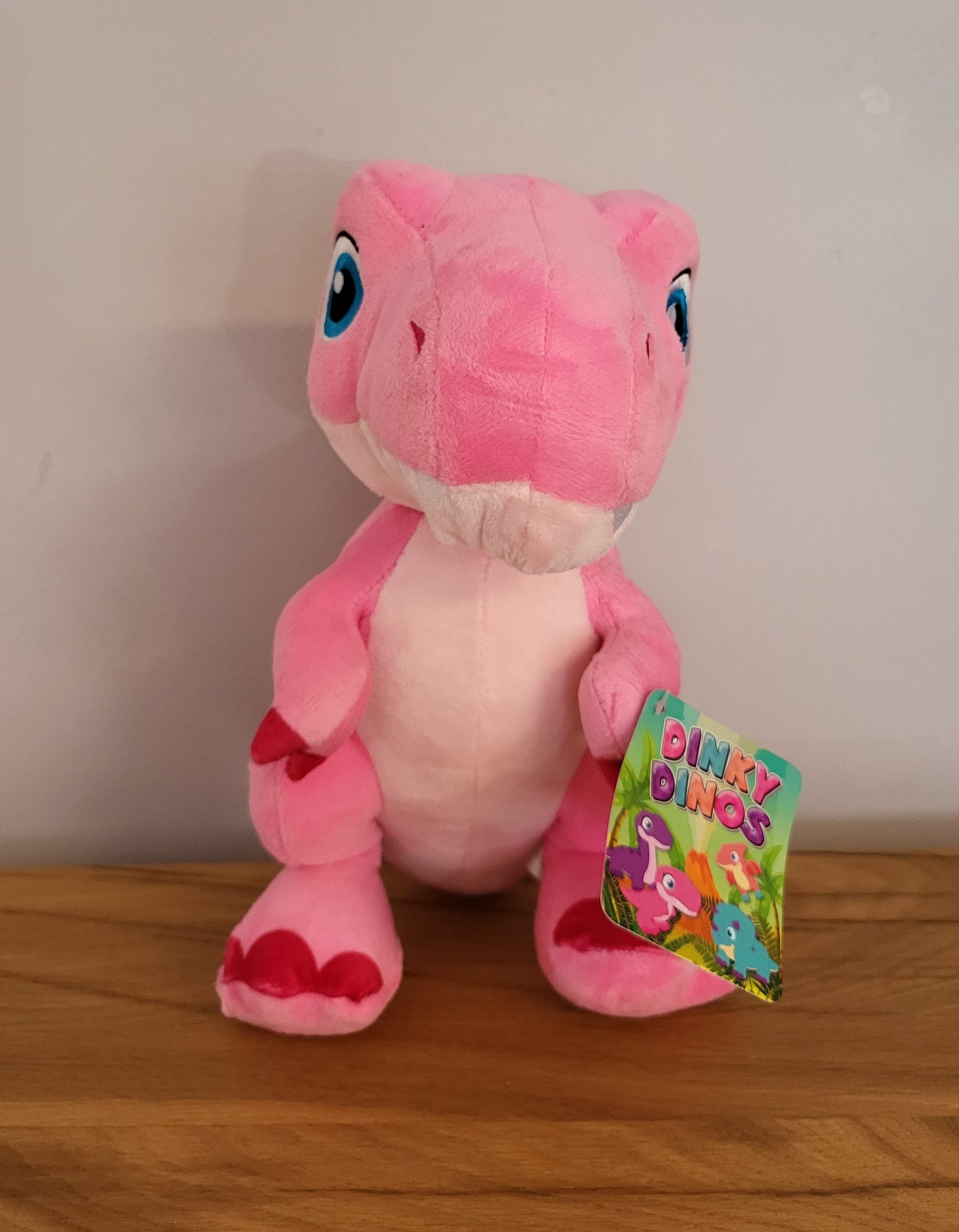 Dinos Plüsch Stofftier Kuschel Girlie Dinky Trex Kinder Spielzeug Geschenk NEU