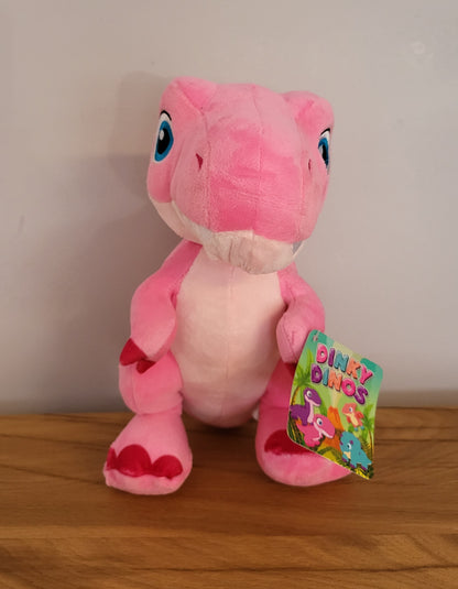 Dinos Plüsch Stofftier Kuschel Girlie Dinky Trex Kinder Spielzeug Geschenk NEU