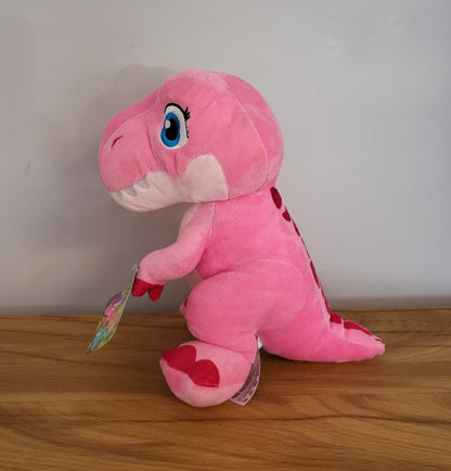 Dinos Plüsch Stofftier Kuschel Girlie Dinky Trex Kinder Spielzeug Geschenk NEU