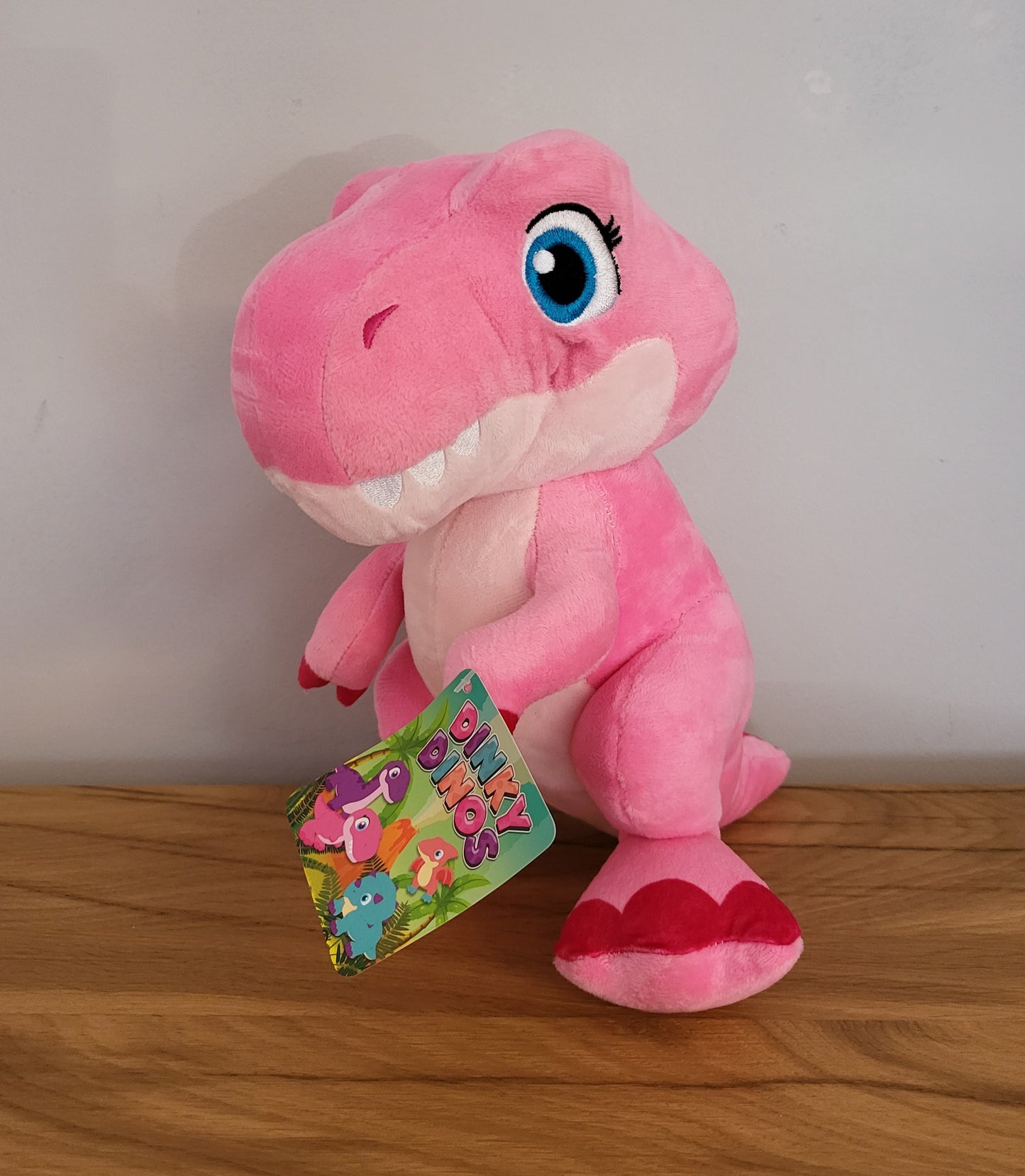 Dinos Plüsch Stofftier Kuschel Girlie Dinky Trex Kinder Spielzeug Geschenk NEU