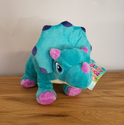 Dinos Plüsch Stofftier Kuschel Girlie Dinky Trex Kinder Spielzeug Geschenk NEU