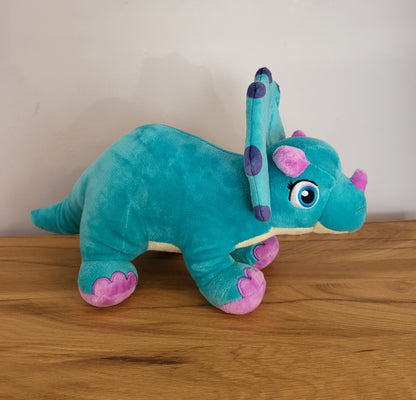 Dinos Plüsch Stofftier Kuschel Girlie Dinky Trex Kinder Spielzeug Geschenk NEU