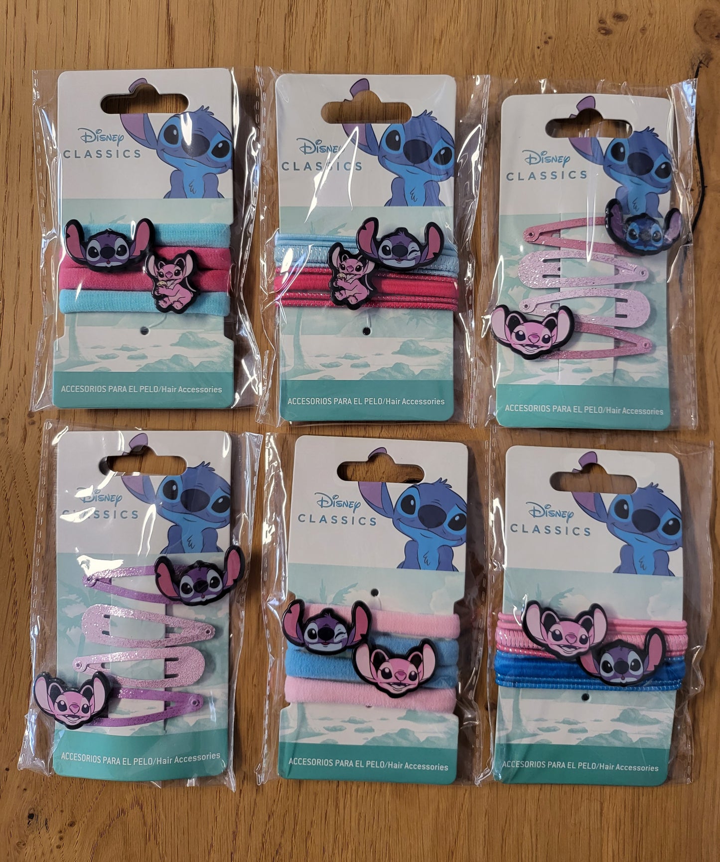 Stitch Haarschmuck Haargummi Clips Kinder Kamm Bürste Angel bunt sortiert NEU