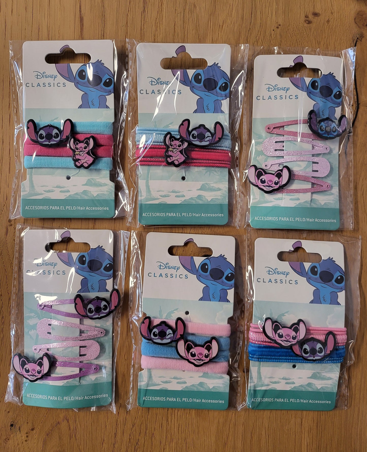 Stitch Haarschmuck Haargummi Clips Kinder Kamm Bürste Angel bunt sortiert NEU
