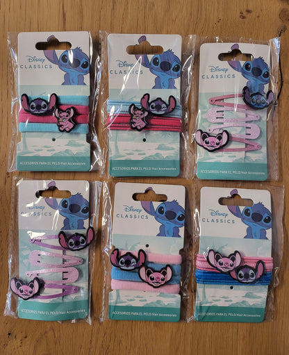 Stitch Haarschmuck Haargummi Clips Kinder Kamm Bürste Angel bunt sortiert NEU