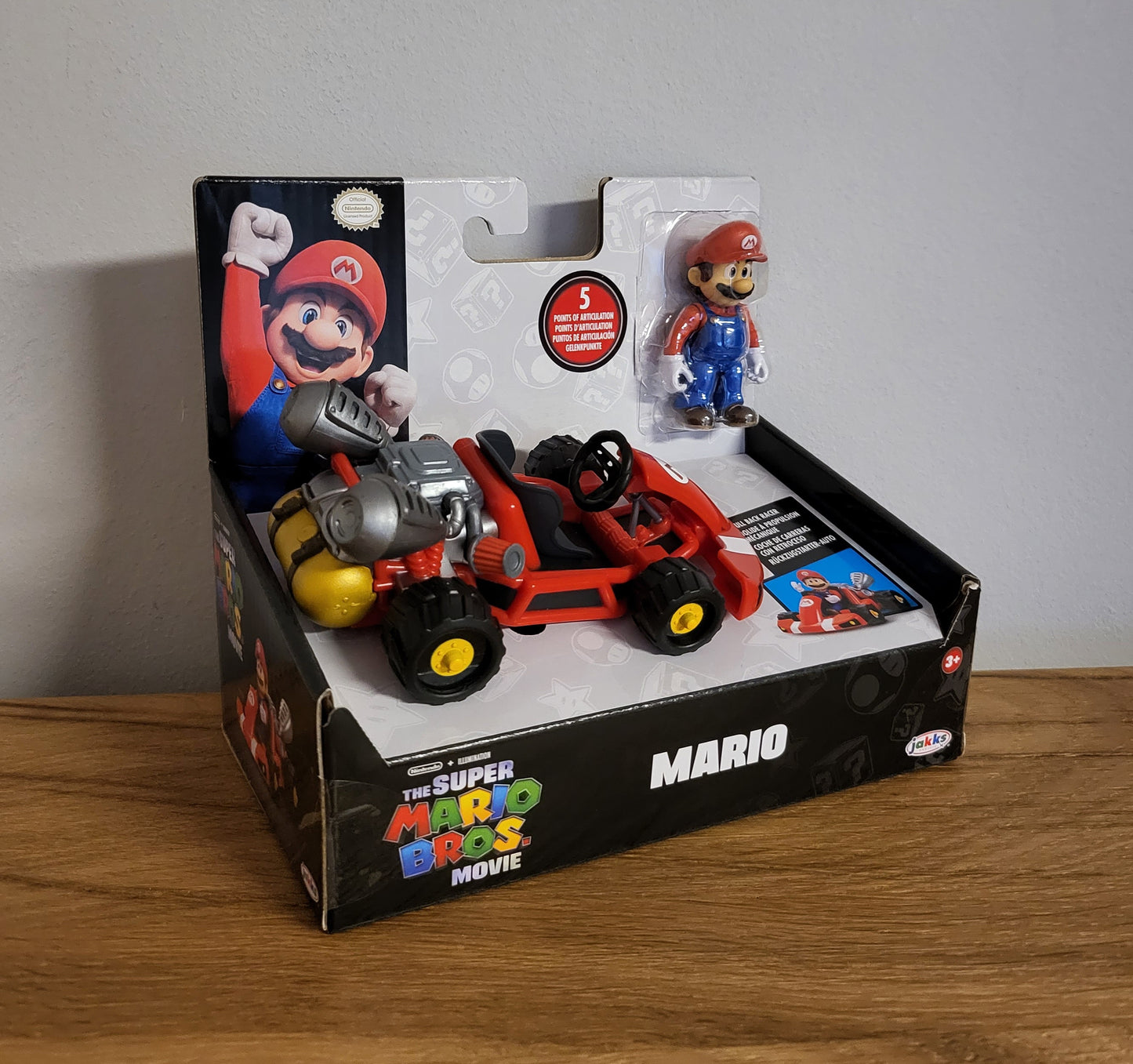 Super Mario Figur Film Peach Toad Koopa Troopa Minifigur mit Karts Spielzeug NEU