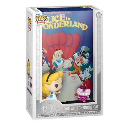 Disney 100 Jahre/ 100th Anniversary Alice in Wunderland mit Grinsekatze Movie Posters POP Vinyl Figur #11 NEU