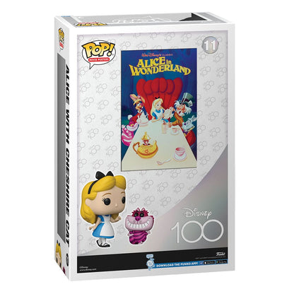 Disney 100 Jahre/ 100th Anniversary Alice in Wunderland mit Grinsekatze Movie Posters POP Vinyl Figur #11 NEU