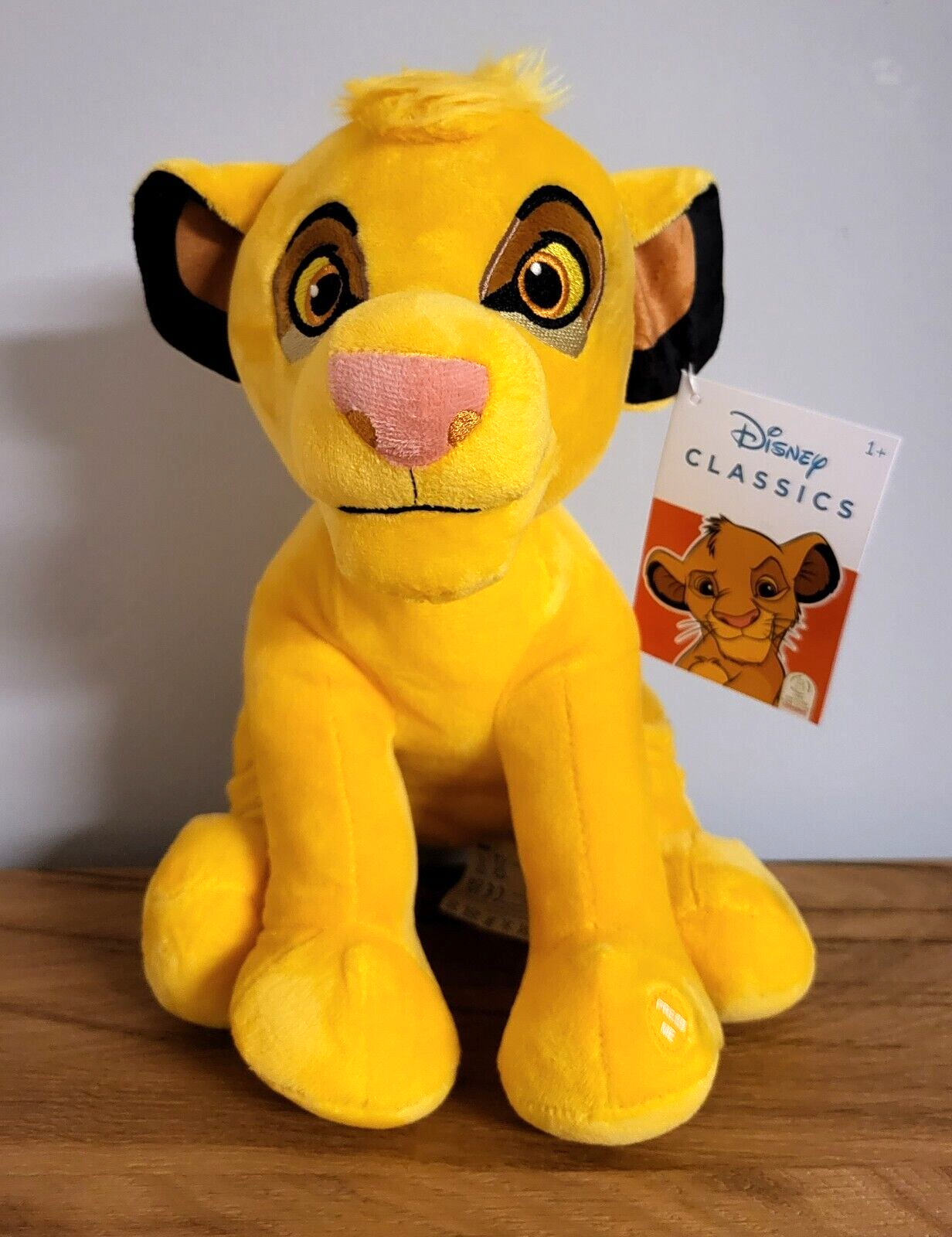 Disney Plüschtier Stofftier Simba König der Löwen Lion King Kuscheltier Figur 29cm mit SOUND/Ton NEU