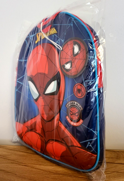 Kinderrucksack/Kindergartenrucksack 3D Tasche Marvel Spiderman blau 32cm NEU&OVP