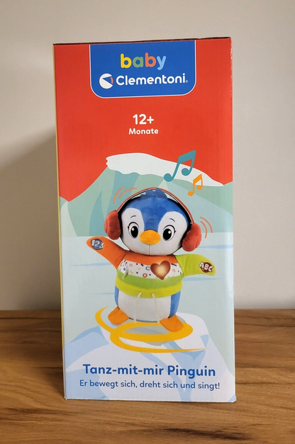 Clementoni Baby Tanz mit mir Pinguin Interaktives Lernspielzeug Musik Kinder Kleinkind NEU