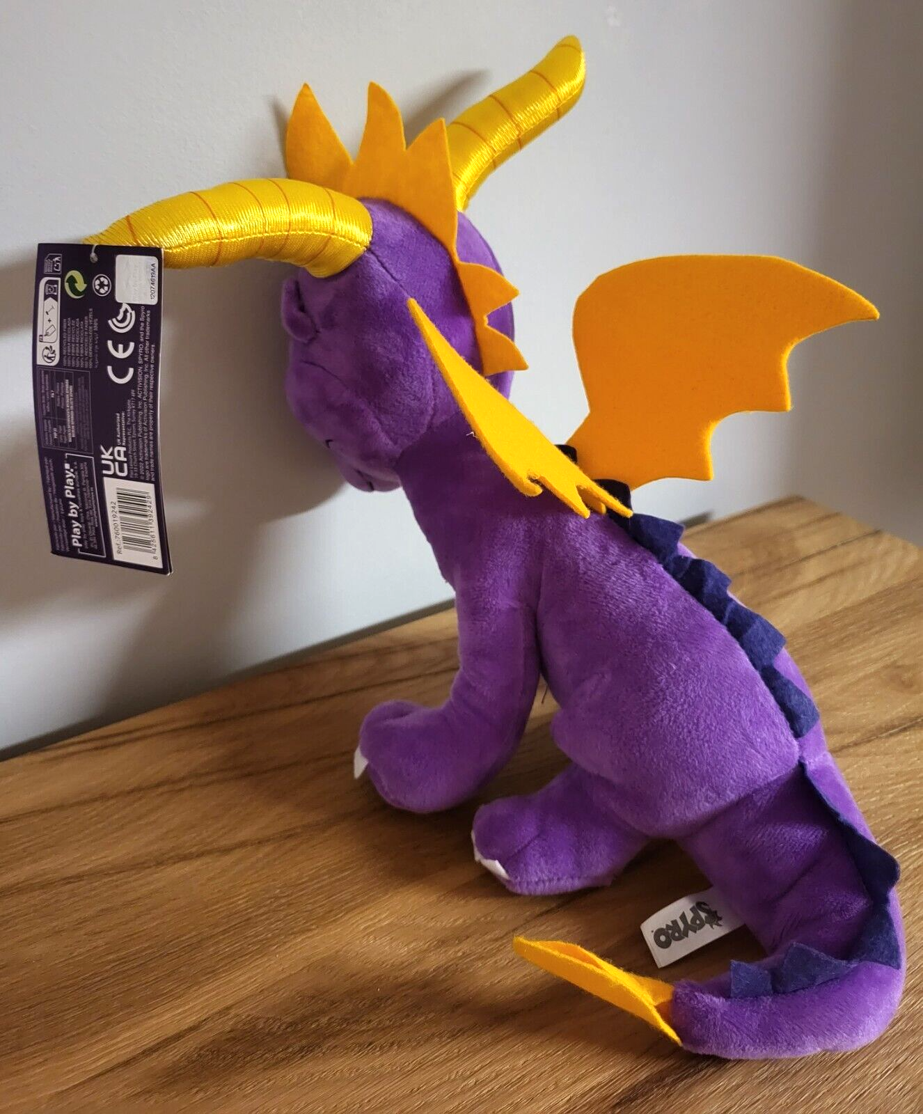 Plüschtier Kuscheltier Spyro der Drache Plüsch Dragon Stofftier ca. 32x30cm NEU