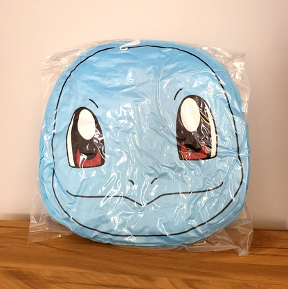 Pokemon Plüsch Schiggy 3D Kissen Starter Spielzeug Kinder Deko 40cm Pikachu NEU