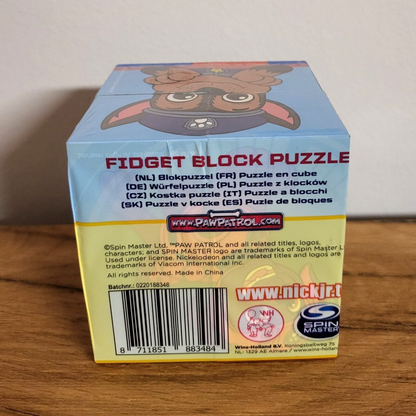 Nickelodeon Paw Patrol Würfelpuzzle 4Teile Fitget Block Puzzle Spielzeug NEU&OVP