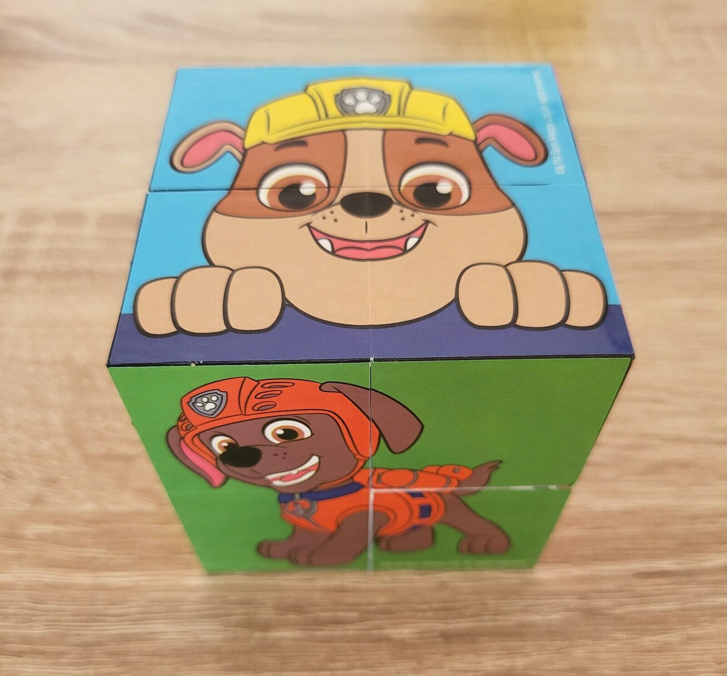 Nickelodeon Paw Patrol Würfelpuzzle 4Teile Fitget Block Puzzle Spielzeug NEU&OVP