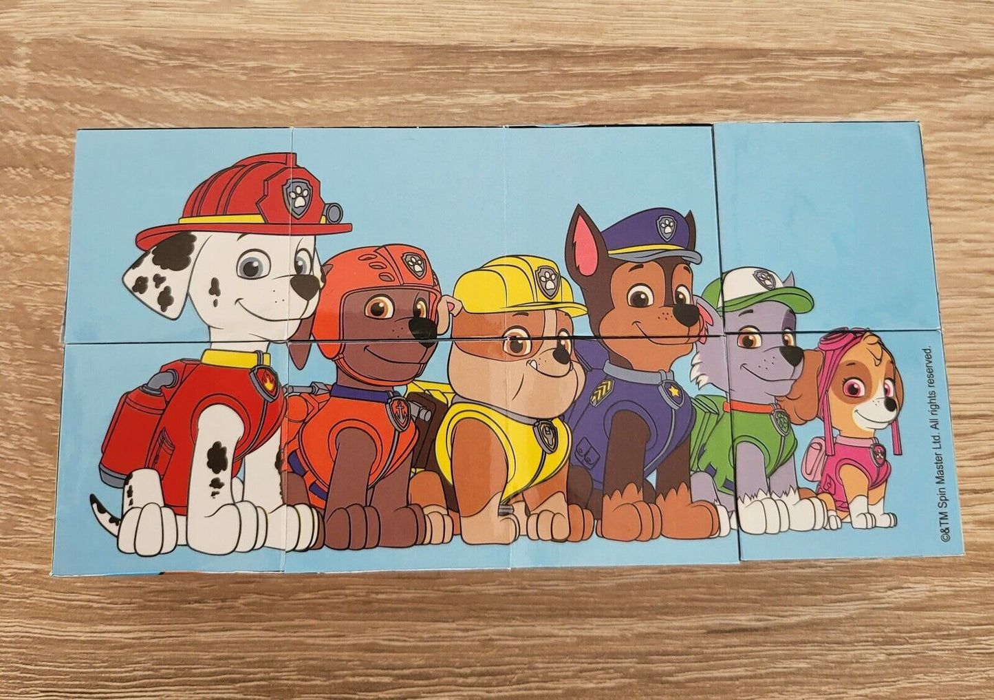 Nickelodeon Paw Patrol Würfelpuzzle 4Teile Fitget Block Puzzle Spielzeug NEU&OVP
