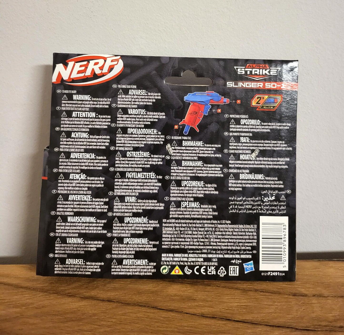Nerf Dart Blaster Alpha Strike Hasbro Kinder Spielzeug Slinger SD-1 ca. 12cm