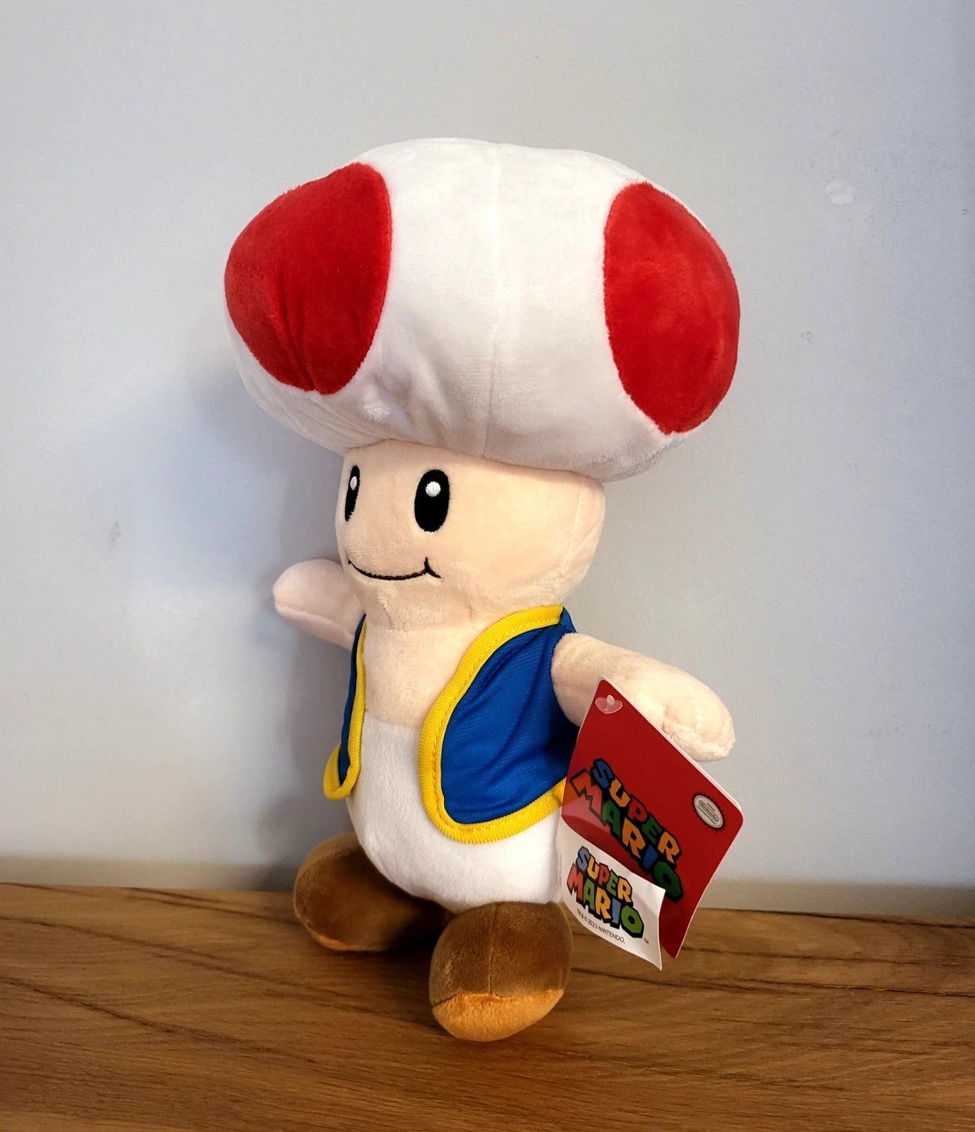 Super Mario Bross Plüschtier Toad Pilz Figur Spielzeug Kinder Baby Film Kino Spiel Serie Kuscheltier NEU