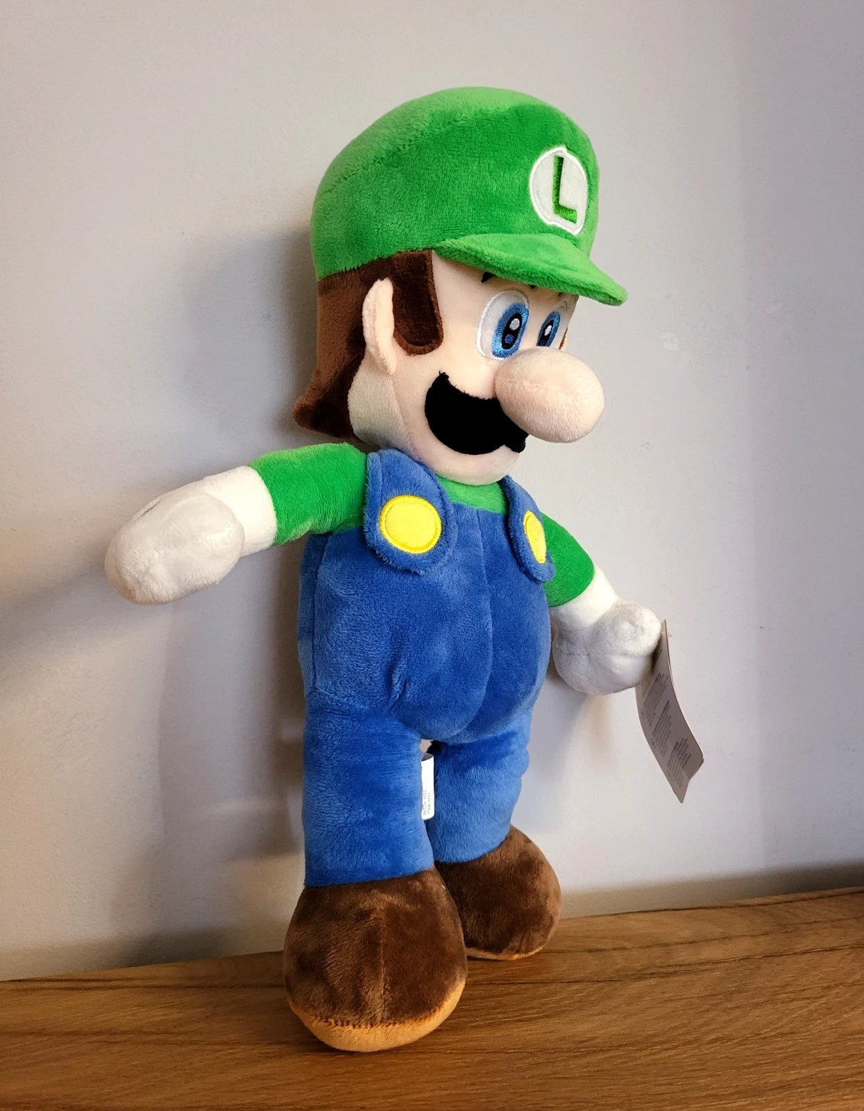 Super Mario Bross Plüschtier Luigi Figur Spielzeug Kinder Baby Film Kino Spiel Serie Kuscheltier NEU