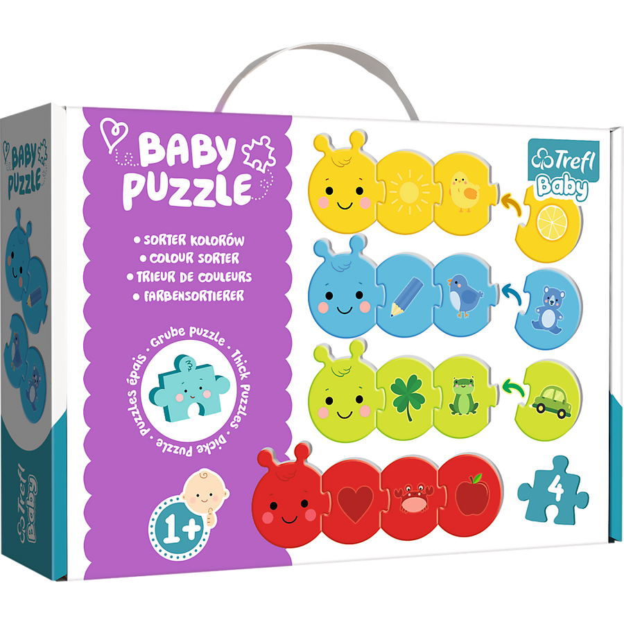 Puzzle Baby Trefl Kinder Farben Sortierer ab 1 Jahr Spielzeug Maxi Große Teile
