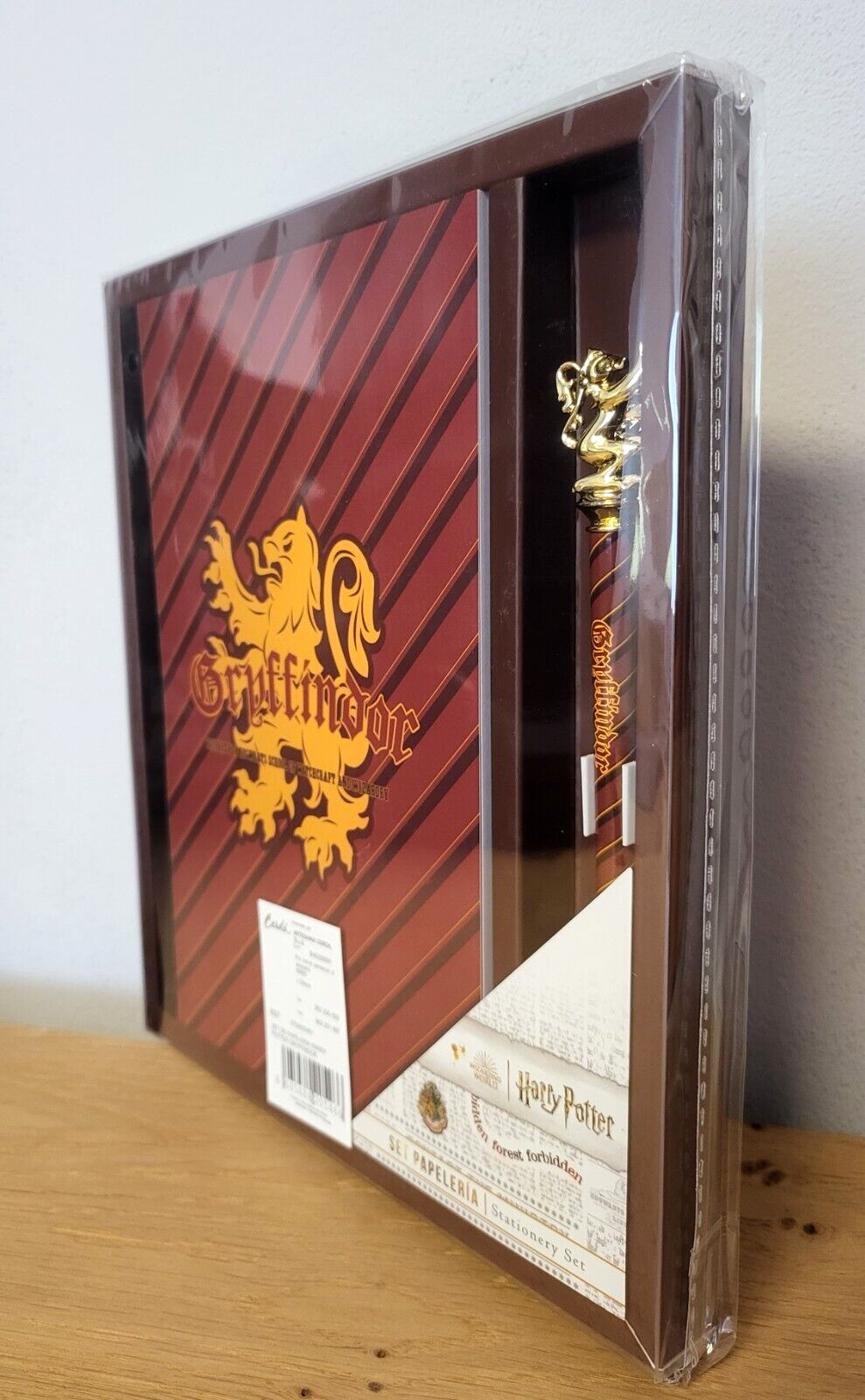 Harry Potter Gryffindor Notizbuch mit Stift Schreibset Hardcover Heft Notizblock NEU & OVP
