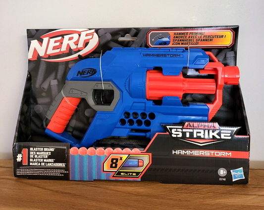 Nerf Dart Blaster Alpha Strike Hasbro Kinder Spielzeug Hammerstorm ca. 37cm