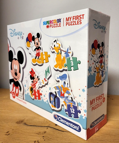Clementoni Disney Mein erstes Puzzle 4 Formpuzzles / Maxipuzzle Kinderpuzzle ab 2 Jahren NEU