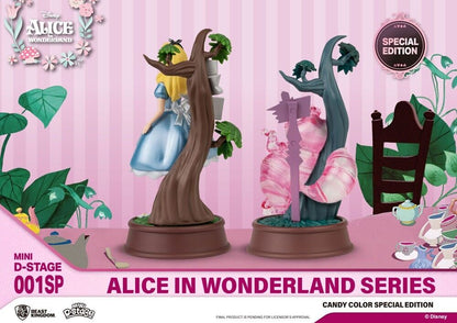 Alice im Wunderland Mini Diorama Stage Statuen 2er Pack Candy Color Special Edition