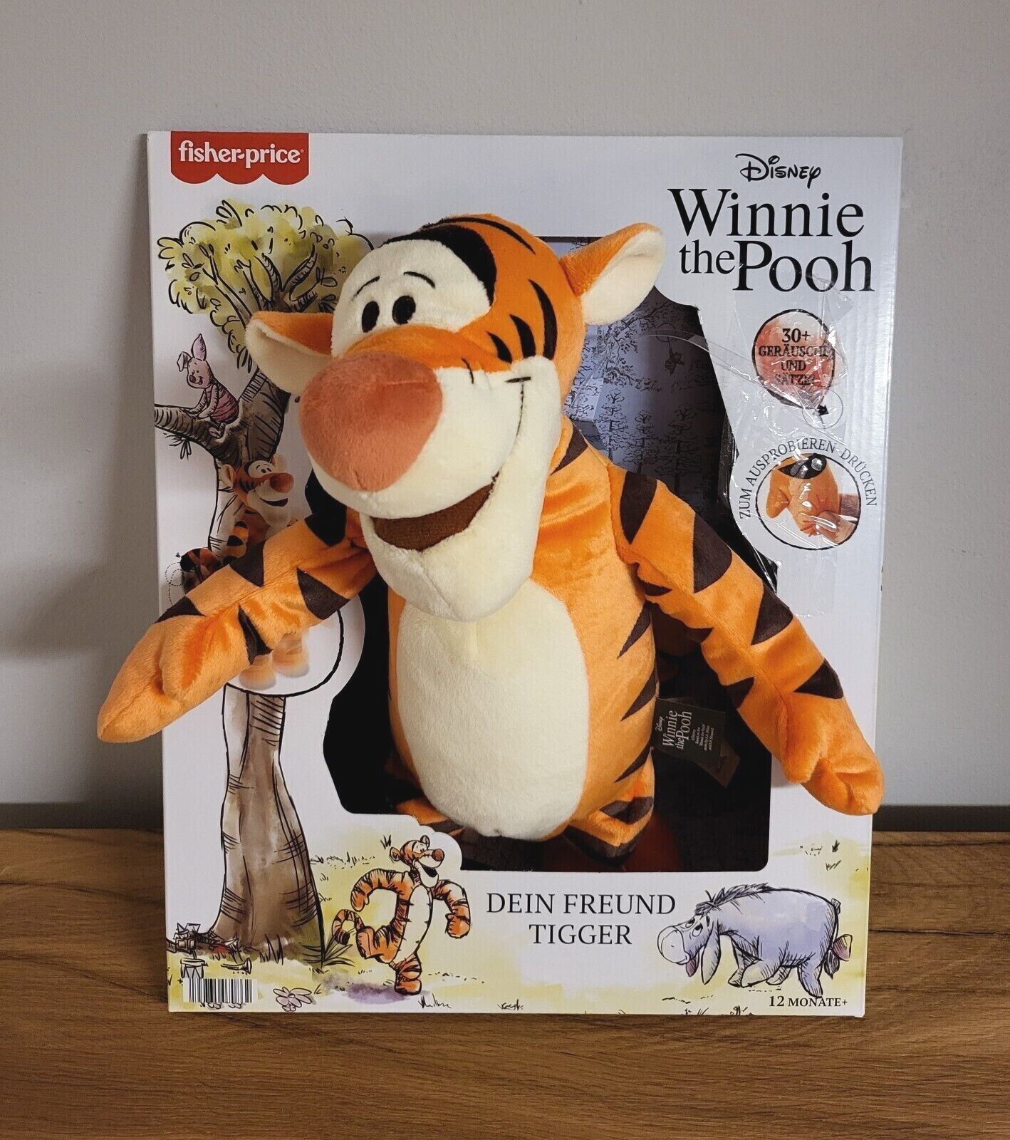 Fisher-Price Disney Plüsch Stofftier Dein Freund Winnie Pooh Puuh / Tigger mit SOUND 30cm NEU & OVP
