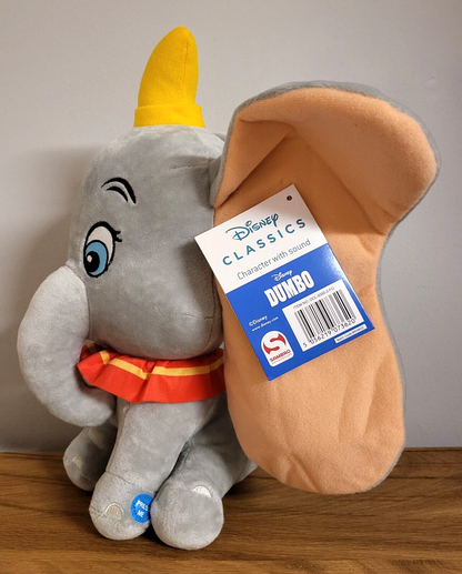 Disney Plüschtier Stofftier Dumbo Figur Kuscheltier Baby 32cm mit SOUND/TON NEU