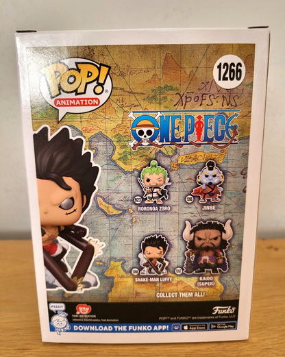 One Piece POP Luffy Snake-Man Vinyl Figur NEU &OVP #1266 ca.13cm Funko Animation