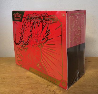 Pokemon Karmesin & Purpur ETB Koraidon Top Trainer Box Booster DE NEU & OVP 2023