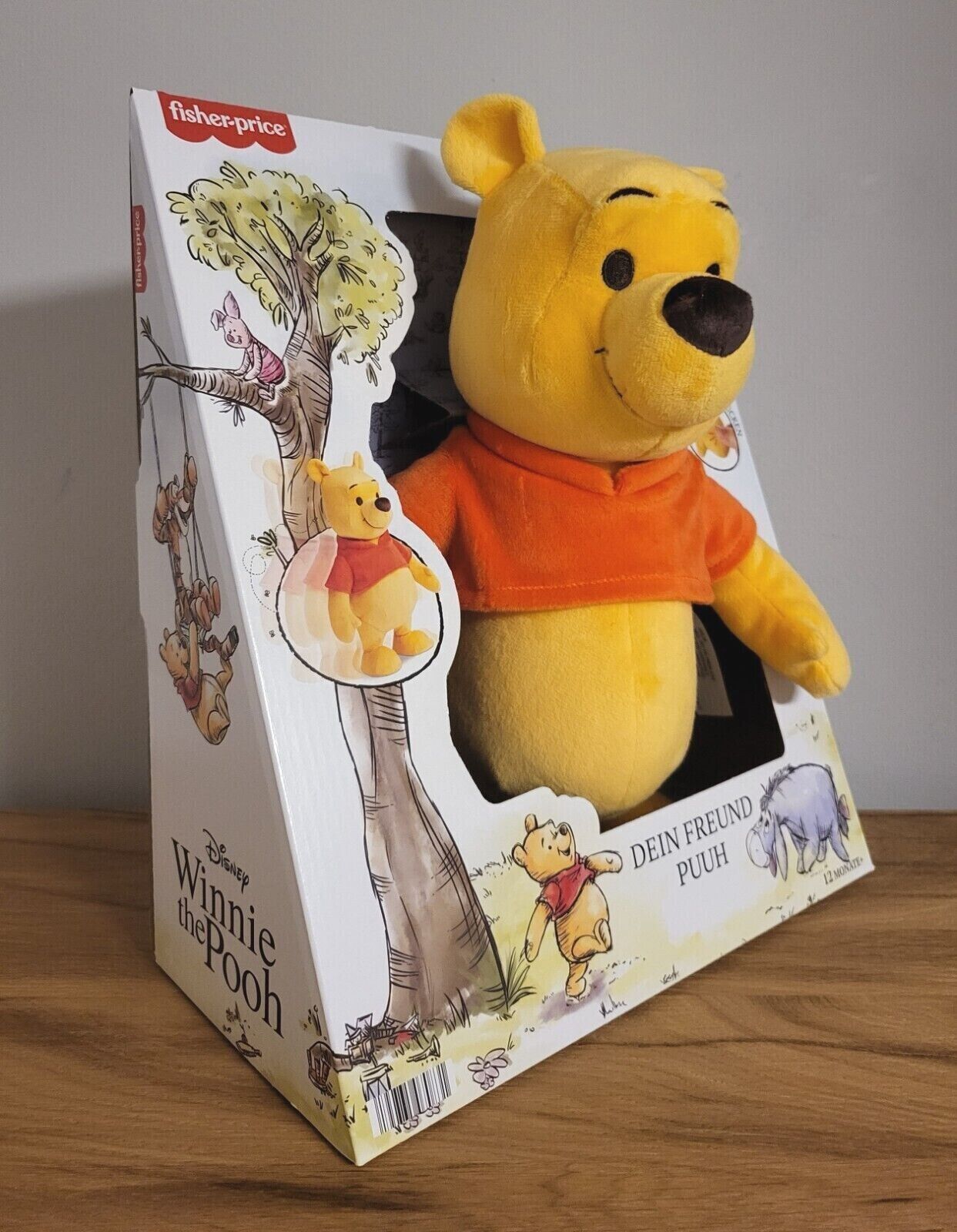 Fisher-Price Disney Plüsch Stofftier Dein Freund Winnie Pooh Puuh / Tigger mit SOUND 30cm NEU & OVP