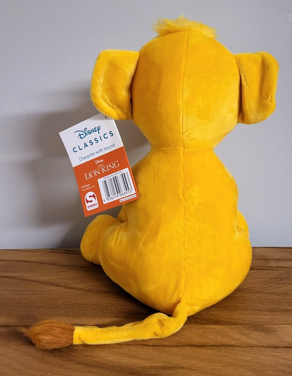 Disney Plüschtier Stofftier Simba König der Löwen Lion King Kuscheltier Figur 29cm mit SOUND/Ton NEU