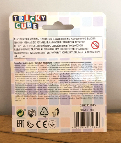 Zauberwürfel Noris Tricky Magic Cube Trickwürfel Knobelwürfel ab 6 Jahren NEU